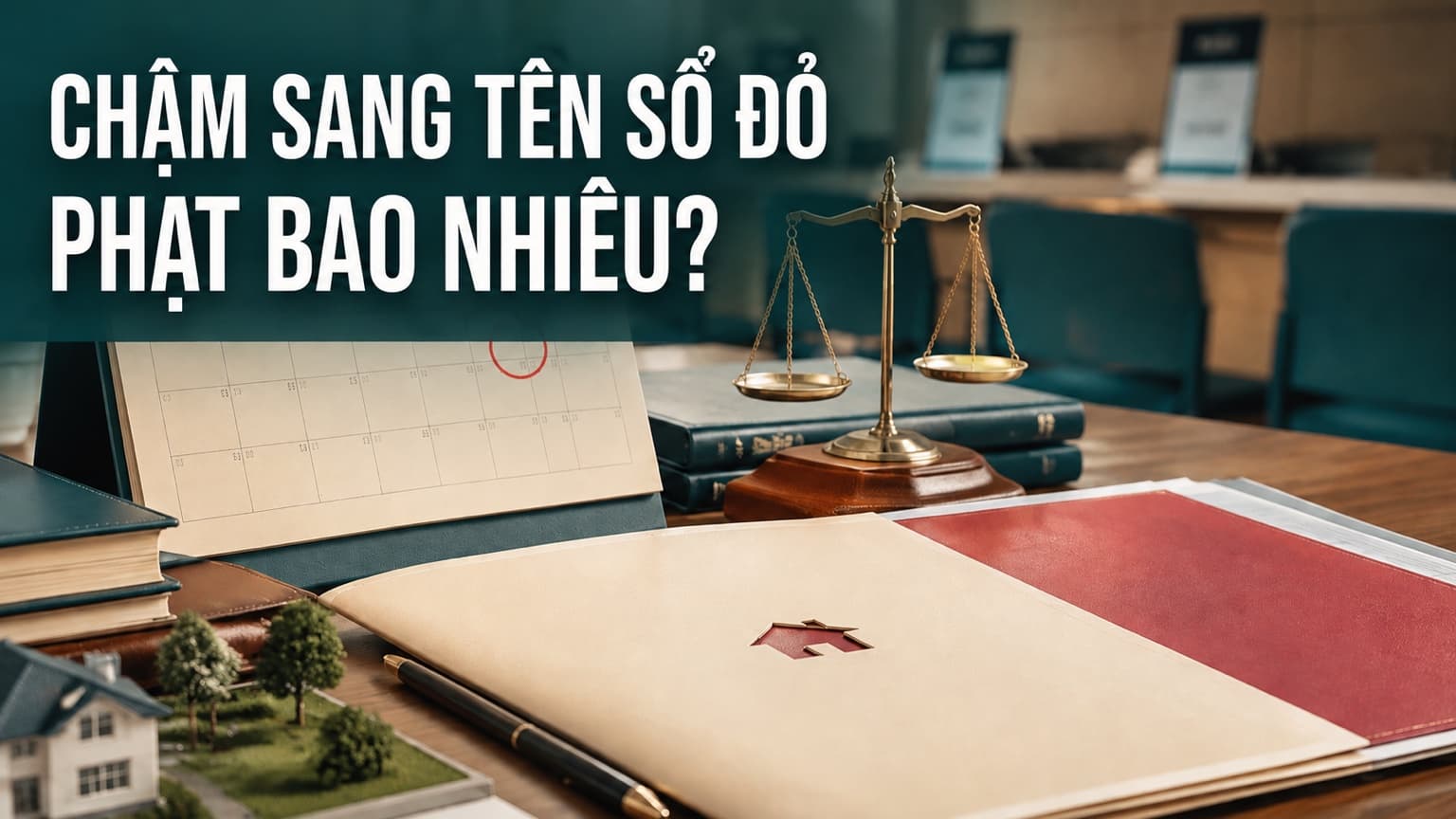 Từ 31/08/2026, chậm sang tên Sổ đỏ bị phạt bao nhiêu?