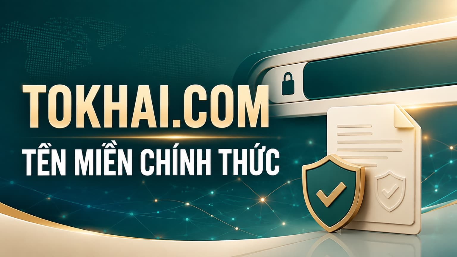 Thông báo chuyển tên miền chính sang TOKHAI.COM theo Thông báo vận hành: chuyển tên miền chính từ tokhai.site sang tokhai.com