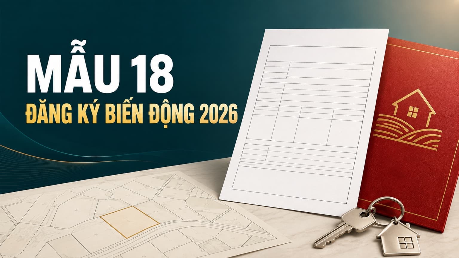 Cập nhật Mẫu đơn đăng ký biến động đất đai mới nhất 2026 theo Nghị định 49/2026/NĐ-CP, Công văn 1153/BNNMT-QLĐĐ, Nghị định 373/2025/NĐ-CP
